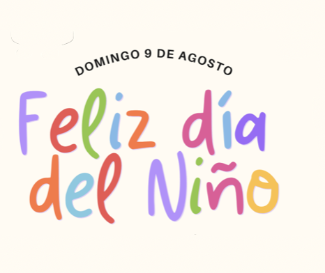 Feliz día del niño