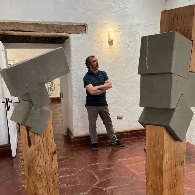 Luis Inostroza expone «Equilibro» en el Museo de la Artesania de Lolol