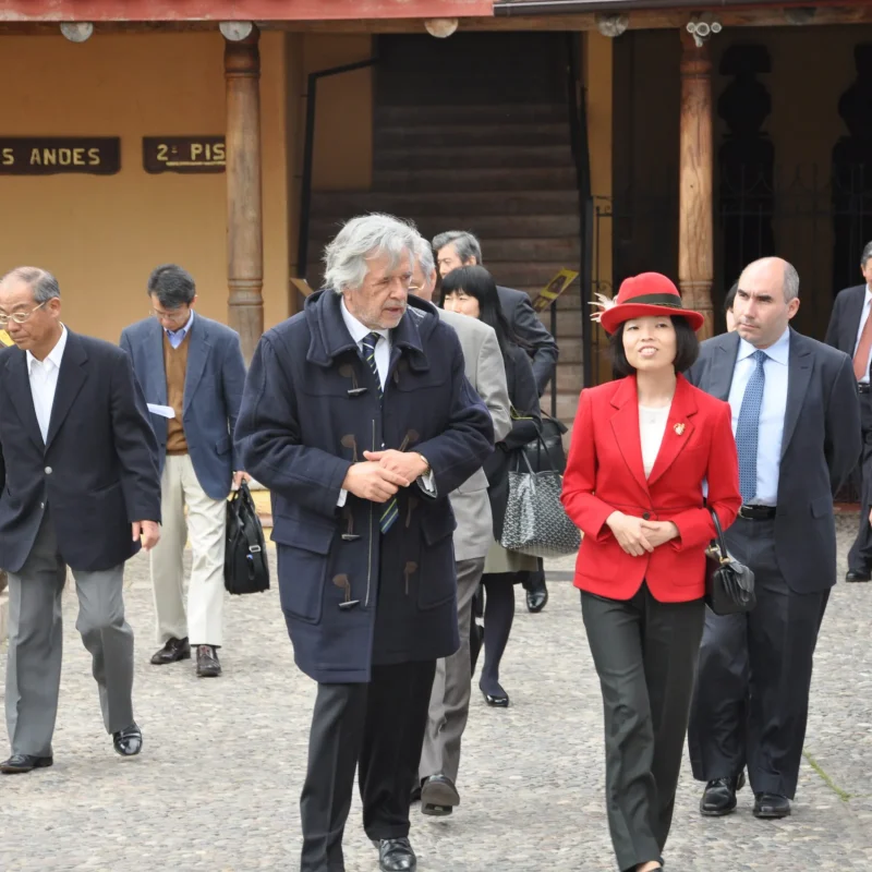 Visita de la Alteza Imperial la princesa Akiko of MIKASA al Museo Colchagua 2
