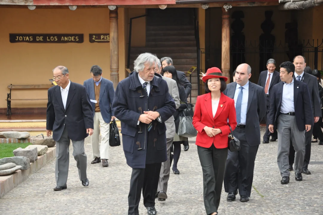 Visita de la Alteza Imperial la princesa Akiko of MIKASA al Museo Colchagua 2